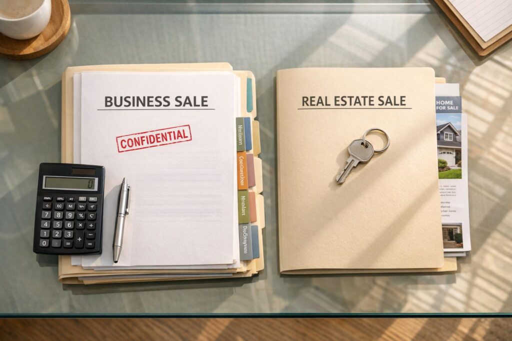 Why Selling a Business is NOT the Same As Selling Real Estate