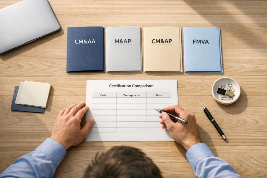 Certifications for New M&A Advisors: Where to Start